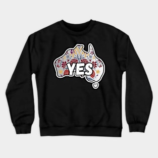 Yes Vote To The Voice Uluru Statement To Parliament Gifts Crewneck Sweatshirt